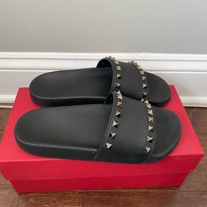 Valentino Garavani Rockstud Slide Size 38